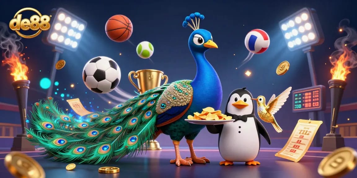 Experience elite gaming strategies at de88 with vibrant sports-themed gambling action.