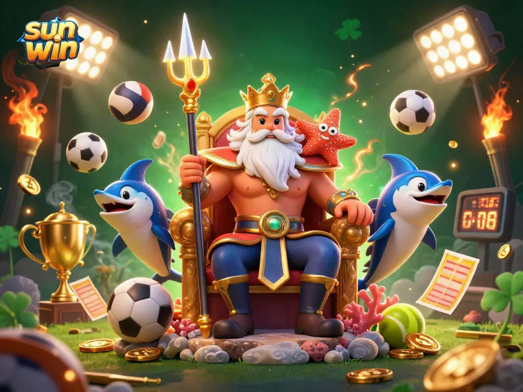 Experience explosive sports betting action with Sun Win alongside Neptune and his guardians.
