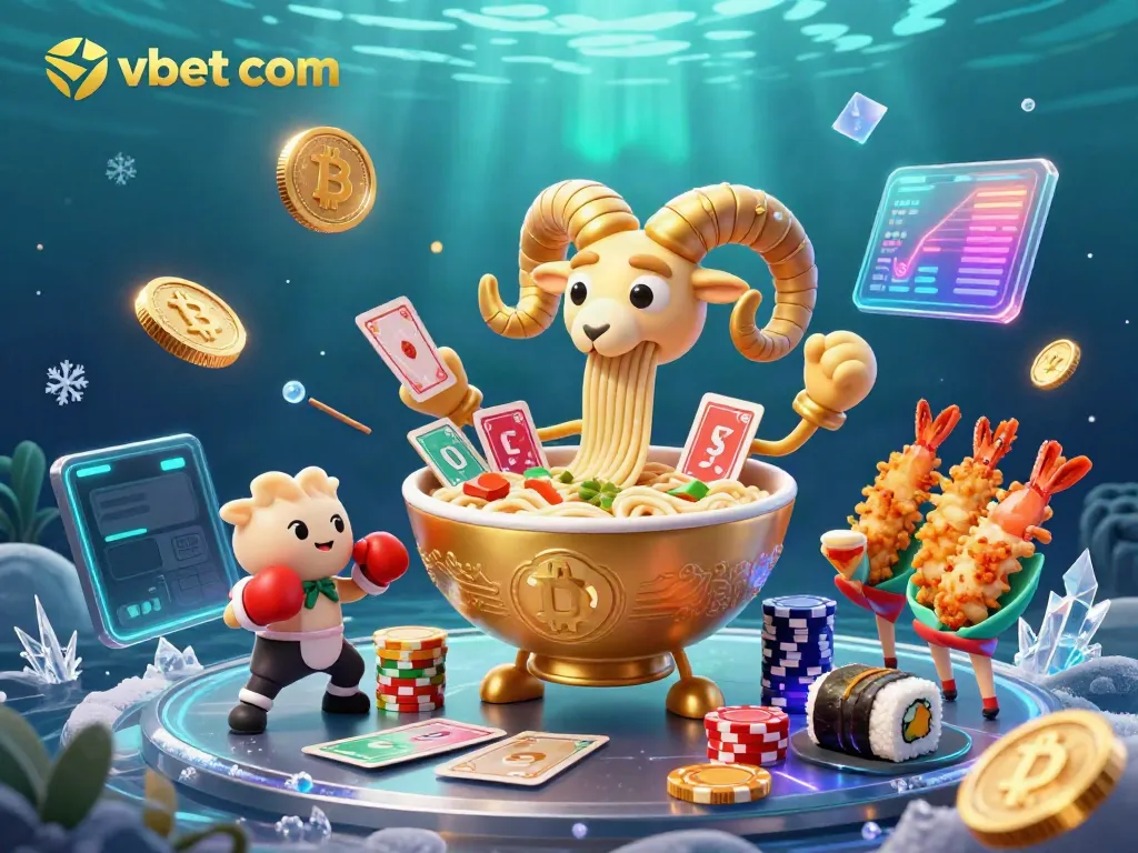 Join the excitement at vsbet com with a vibrant 3D casino illustration showcasing playful characters and crypto elements.