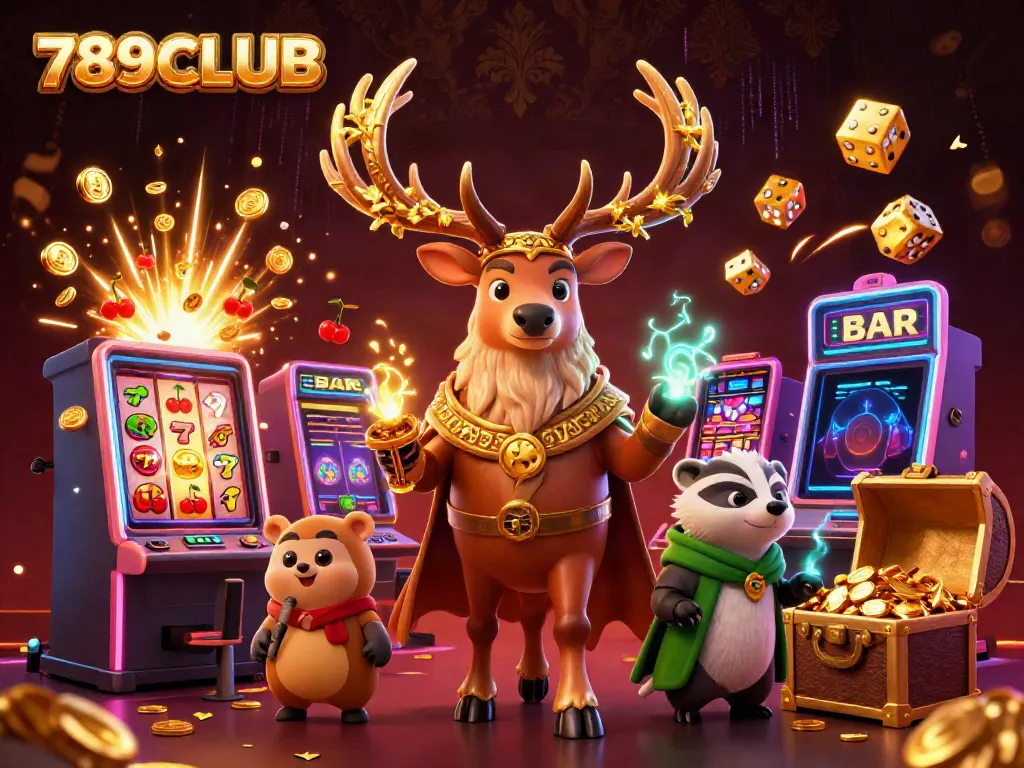 Experience thrilling gaming at 789CLUB with exclusive jackpots and vibrant casino elements.